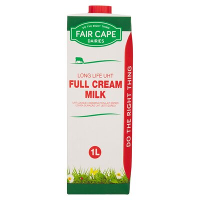 Fair Cape Eco Uht Full Cream Milk 1L