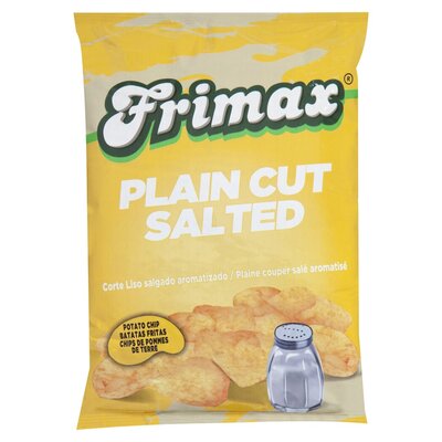 Frimax Plain Cut Salted Potato Chips 125g