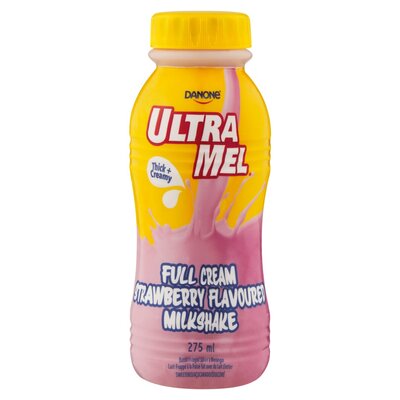 Danone Ultra Mel Strawberry Milkshake 275ml