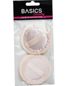 Basics Powder Puff With Ribbon 2 Piece