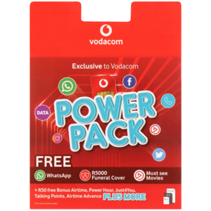 Vodacom Power Pack Prepaid SIM Card Starter Pack