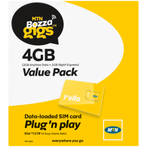 MTN Bozza Gigs SIM Card Starter Pack