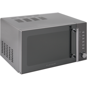 Platinum Silver Mirror Microwave Oven 20L