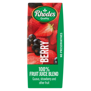 Rhodes Quality 100% Berry Juice Box 200ml