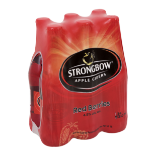 Strongbow Red Berries Apple Cider Bottle 6 x 330ml