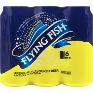 Flying Fish Pressed Lemon Flavoured Beer Cans 6 x 500ml