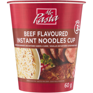 Mr. Pasta Beef Flavoured Instant Noodles Cup 60g