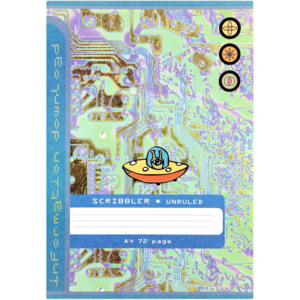 A4 Scribbler Unruled Exercise Book 72 Page