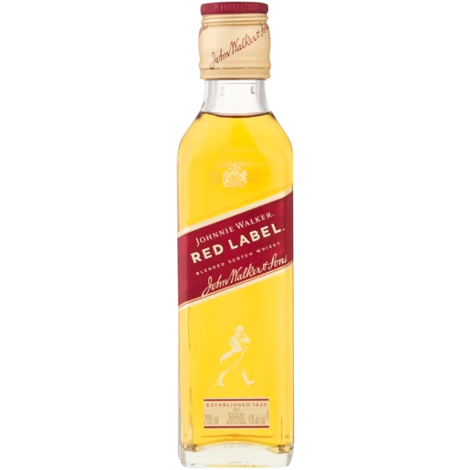 Johnnie Walker Red Label Blended Scotch Whisky Bottle 200ml