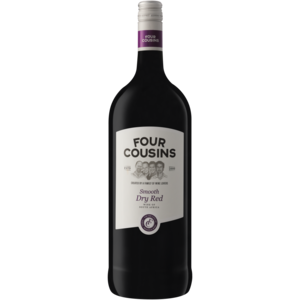Four Cousins Dry Red Wine Bottle 1.5L
