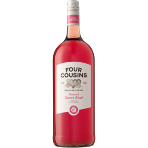 Four Cousins Natural Sweet Rosé Wine Bottle 1.5L