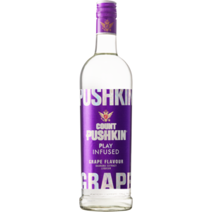 Count Pushkin Energy Infused-Grape Liqueur Bottle 750ml