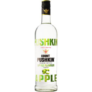 Count Pushkin Apple Liqueur Bottle 750ml