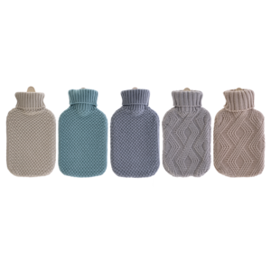 Knitted Browns Hot Water Bottle 2L (Colour May Vary)