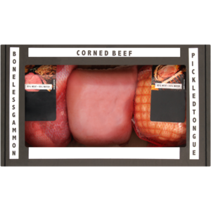 Corned Beef, Boneless Gammon & Pickled Tongue Meat Pack Per kg