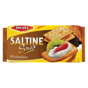 Tasty Treats Saltine Snax Wholewheat Crackers 100g