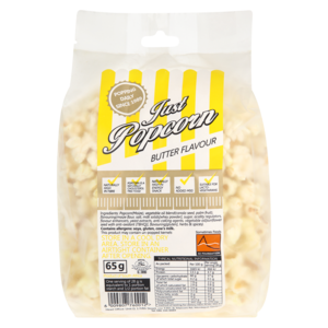 Just Popcorn Butter Flavoured Popcorn 65g