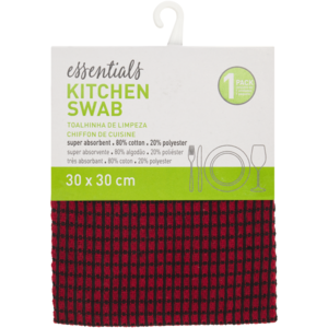 Essentials Red Kitchen Swab