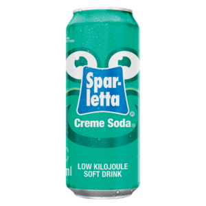 Spar-Letta Creme Soda Flavoured Low Kilojoule Soft Drink Can 300ml