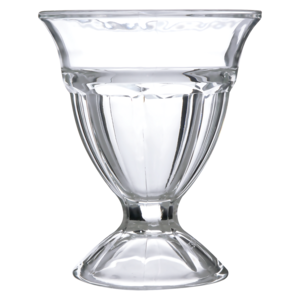 Vanilla Ice Cream Glass Bowl