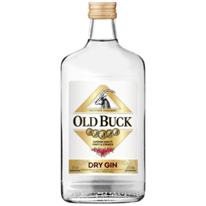 Old Buck Dry Gin Bottle 375ml