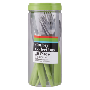 Colour Burst Colour Cutlery Set 16 piece (Colour May Vary)