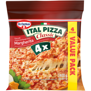 Dr. Oetker Frozen Ital Pizza Classic Margherita Pizzas 4 x 255g