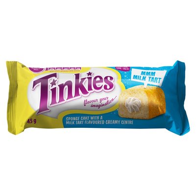 Tinkies Milk Tart Flavoured Creamy Sponge Cake 45g