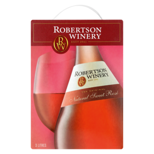 Robertson Winery Slimline Natural Sweet Rosé Box 3L