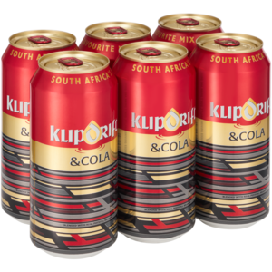 Klipdrift Brandy & Cola Cans 6 x 440ml