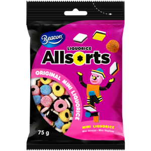 Allsorts Original Mini Liquorice 75g
