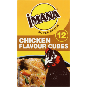Imana Super Chicken Flavoured Stock Cubes 12 Pack