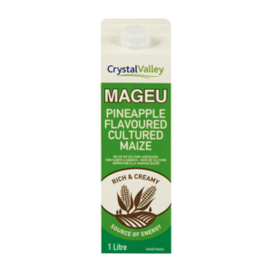 Crystal Valley Pineapple Flavoured Cultured Maize Mageu 1L