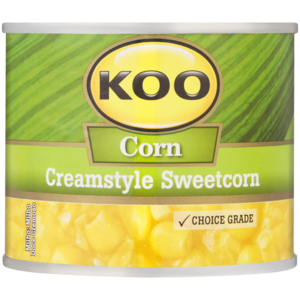 KOO Creamstyle Sweetcorn 215g