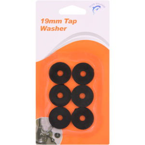 Blue Dolphin Black Tap Washer 6 x 19mm