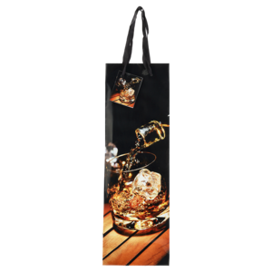 Pouring Bottle Whisky Gift Bag