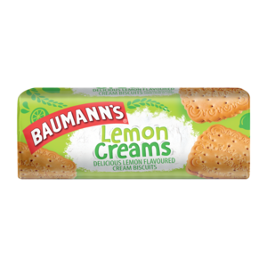 Baumann's Lemon Creams Biscuits 200g