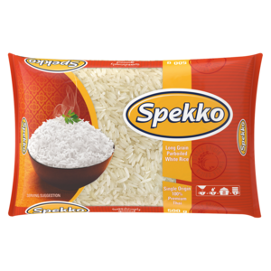 Spekko Long Grain Parboiled White Rice 500g