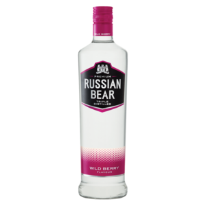 Russian Bear Wild Berry Vodka Bottle 750ml
