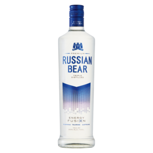 Russian Bear Energy Fusion Vodka Bottle 750ml