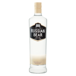 Russian Bear Vanilla Vodka Bottle 750ml