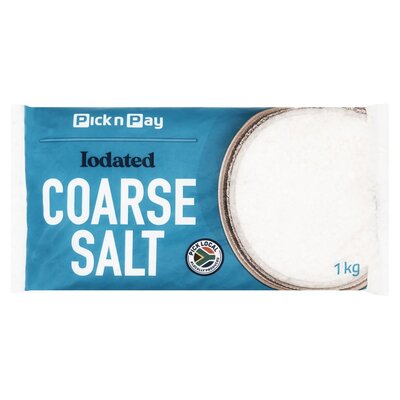 PnP Iodated Coarse Salt 1kg