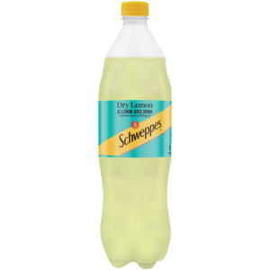 Schweppes Dry Lemon Soft Drink Bottle 1L
