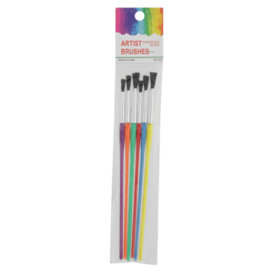 Artist Brushes 6 Pack (Colour May Vary)