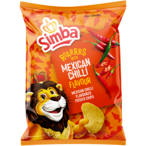 Simba Mexican Chilli Flavoured Potato Chips 120g