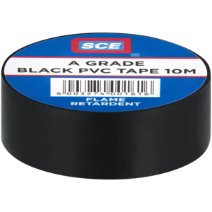 SCE Black Insulation Tape Roll 10m