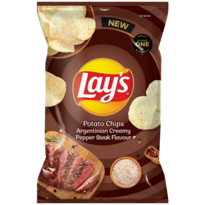 Lay's Argentinian Creamy Pepper Steak Flavour Potato Chips 120g