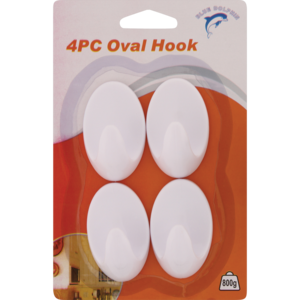 Blue Dolphin Oval Hooks 4 Pack