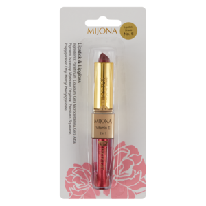 Mijona No. 6 Lipstick & Gloss Set 2 Piece