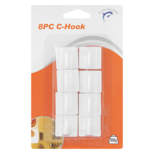 Blue Dolphin Cup Hooks 8 Pieces